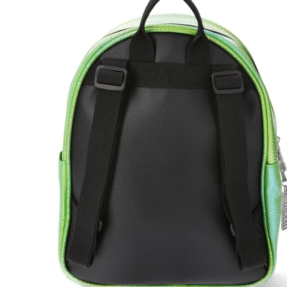 Wicked Green and Black Mini Backpack Women's 10.5 Inch NWT - Picture 5 of 7